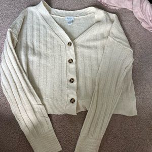 Super cute button down sweater